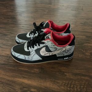 Nike Air Force 1 snakeskin (Nike ID)